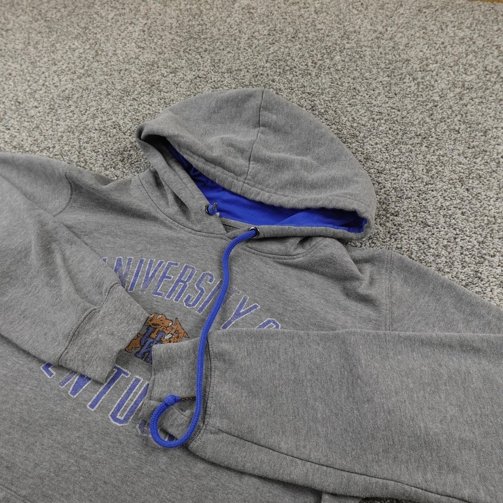 Kentucky Wildcats Hoodie Womens M Gray NCAA UK Basketball Pullover Sweatshirt